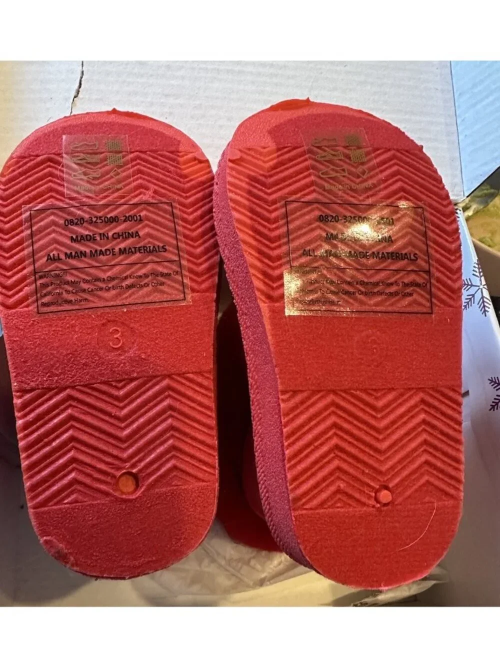Red Winter Boots With Red Faux Fur Trim And Buckle Accent Size 3 Toddler Girl